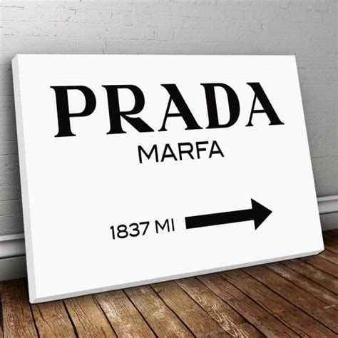 Quadro Prada Marfa originale ️ stampa su tela pro0